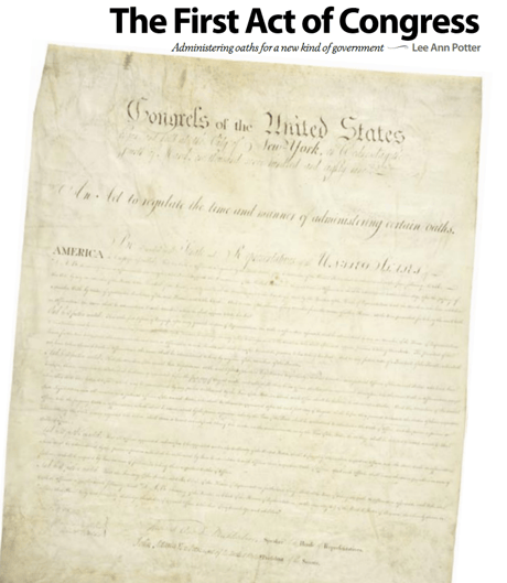 First Act of Congress
