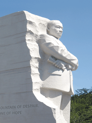 MLK-Statue